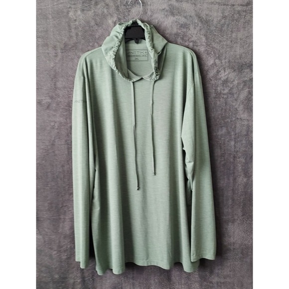 Anetik Hoodie Mens 3XL Green Lightweight Premium Performance UPF Fishing Outdoor - Picture 2 of 14